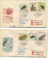 SET Recommended Covers From Jàchymov To Merelbeke 1962 - Belgium - VERY NICE - See Scan - Brieven En Documenten