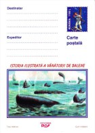 Postwaardestuk, Postal Stationery, Walvis, Whale, Zeezoogdier, Mammal, Kraaiennest, Crow's Nest, Matroos, Seaman - Baleines