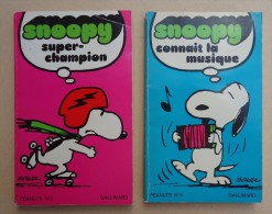 Charles Schulz  - SNOOPY Super Champion Peanuts No 2 - SNOOPY Connait La Musique Peanuts No 5 - Snoopy