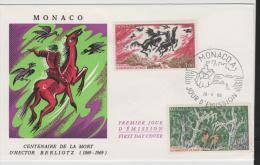 PM035/  MONACO - Todestag Von Berliotz 1969 - Cartas & Documentos