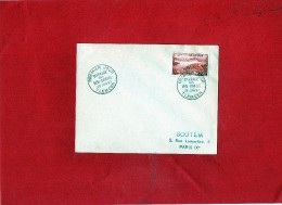 Pli En 1° Jour Du 29 / 6 / 1957  (( Barrage Des BENI - BAHDEL )) - Airmail