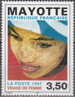 Mayotte 1997 Yvert 47 Neuf ** Cote (2015) 2.20 Euro Visage De Femme - Unused Stamps