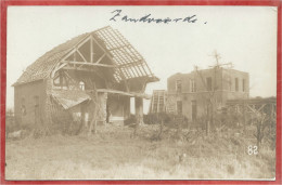 Belgique - ZANDVOORDE - Carte Photo - Fotokaart - Ruines - Guerre 14/18 - Zonnebeke