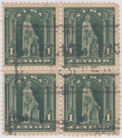 1905.31 CUBA. 1905. Ed.176. 1c. CRISTOBAL COLON. COLUMBUS. BLOQUE DE 4. MARCA DE PAQUETE: HABANA CUBA. - Ongebruikt