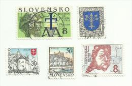 Slovaquie N°141, 143, 145, 149, 155 Côte 3.60 Euros - Sonstige & Ohne Zuordnung