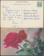 1975-EP-5 CUBA 1975. Ed.118a. ENTERO POSTAL. POSTAL STATIONERY. MOTHER DAY SPECIAL DELIVERY. ROSAS. ROSE. FLOWERS. FLORE - Storia Postale