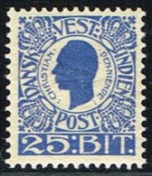 1905. Chr. IX. 25 Bit Ultramarine. (Michel: 32) - JF153402 - Danish West Indies