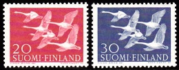 1956. Swans.. Complete Set (2 V.). (Michel: 465-466) - JF100641 - Usati