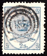 1865. Large Oval Type. 2 Skilling Blue. Perf. 13x12½ 231. (Michel: 11A) - JF157565 - Neufs
