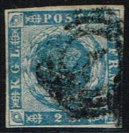 1855. Dotted Spandrels. 2 Skilling Blue. (Michel: 3) - JF158452 - Unused Stamps