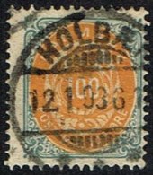 1875-1903. Bi-coloured. 100 Øre Grey/yellow HOLBÆK 12. 1. 93. (Michel: 31) - JF157946 - Neufs