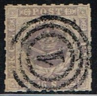 1857. Dotted Spandrels. 16 Skilling Grey-lilac. EXCEPTIONEL BEAUTIFUL AND SCARCE PRIVAT... (Michel: 6) - JF158329 - Unused Stamps