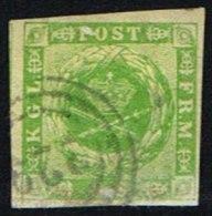 1857. Dotted Spandrels. 8 Skilling Green. 229 NORDSJ. JB. P. Very Scarce Cancel On This... (Michel: 5) - JF158451 - Unused Stamps