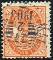 1902. Coat-of Arms. 1 Øre Orange MALMÖ - KÖPENHAMN 27 2 1903.  (Michel: 37) - JF166028 - Neufs