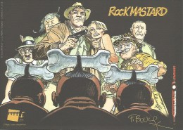 BOUCQ  -  Ex-libris "Rock Mastard, Tome 1"  (signé) - Illustrateurs A - C