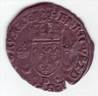 HENRI II -  Douzain Aux Croissants 1550 D  (Lyon) - 1547-1559 Hendrik II