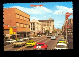 ALBUQUERQUE New Mexico Central Avenue Main Street 1974 Auto Automobile Oldtimer Vintage Car Voiture Américaine Coca Cola - Albuquerque