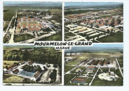 CPSM MULTIVUES COLORISEE MOURMELON LE GRAND, MARNE 51 - Mourmelon Le Grand