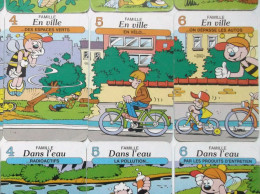 JEU 42 CARTES 7 SEPT FAMILLES . POLLUTION FORET VILLE EAU ESPACE AIR MAISON MER - Autres & Non Classés