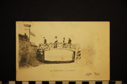 14 - SAINT AUBIN - Le Pont Pasteur   VERSO SIMPLE   1901 - Saint Aubin