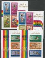 Burundi:  BF 90/ 91 + 90A/ 91A **  Jeux Ol. De Montréal 1976 - Unused Stamps