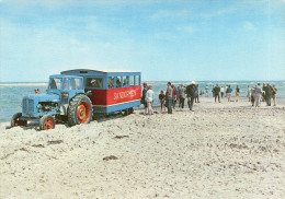 GRENEN (Danemark) Cpsm Tracteur Sur La Plage Beau Plan - Traktoren