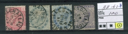 N° 38-41 Obl - 1883 - 1883 Leopold II