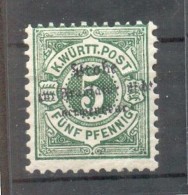 Württemberg 56P PROBEAUFDRUCK* (42677 - Nuevos