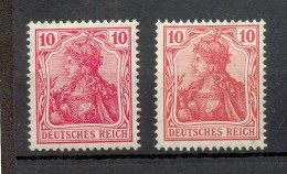 DR-Germania 86Ia,b FARBE** MNH POSTFRISCH BPP 74EUR (71079 - Nuovi