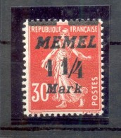 Memel 87 EXTREM FETTER DRUCK**POSTFRISCH (X6374 - Memel (Klaïpeda) 1923