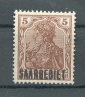 Saar 44a Farbe** MNH POSTFRISCH 12EUR (69762 - Unused Stamps