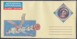 1986-EP-17 CUBA 1986. Ed.15. AEROGRAMME . POSTAL STATIONERY. COHETE. ROCKET. UNUSED. - Brieven En Documenten