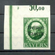 Bayern 169B PlNr PLATTENNUMMERN**POSTFRISCH (Z2538 - Neufs