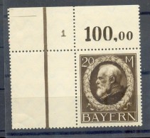 BAYERN 109I ** PL-Nr 1 LUXUS (C1343 - Mint