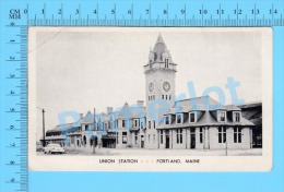 Portland ( Union Station, Postcard Carte Postale ) Recto/Verso - Portland