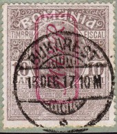Roumanie 1/6/1917 Michel 6 Occupation Allemande. Timbre De Bienfaisance Sur Fragment. Mi 45 € - Foreign Occupations