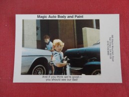 California> San Diego  Advertismen   T Magic Auto Body Paint    Ref 1699 - San Diego