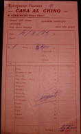 RICEVUTA DI RISTORANTE 1980 "CASA AL CHINO "SAN GIMIGNANO - Invoices