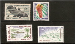 ARCHIPEL DES  COMORES   LOT TIMBRES  NEUFS * * N °13/16  ET17/18  *   DE 1954/60 - Unused Stamps