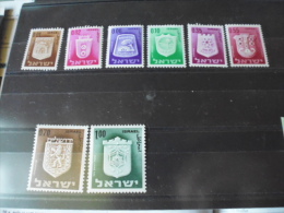 TIMBRE ISRAEL YVERT N° 271...............285** - Unused Stamps (without Tabs)