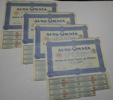 4 Titres, Auto Omnia - Auto's