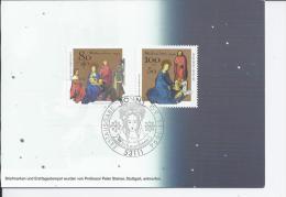 1770/1 Op Dubbele Wenskaaart - FDC   (2011174) - Postkarten - Gebraucht