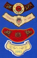 4 GARGANTILHAS  / COLLIERS - VINHOS 1981 A 1985, PORTUGAL - Lots & Sammlungen