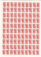 Urss 1960-59 - Yt  3163 Used   Foglio Completo Di 100 Val. - Ordinaria (Armoiries) - Feuilles Complètes