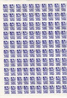 Urss 1960-59 - Yt  3167 Used   Foglio Completo Di 100 Val. - Ordinaria (Paix) - Full Sheets