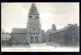 Cpa Du 60 Songeons église Et école Maternelle     JA15 19 - Songeons