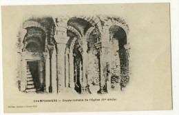 CHAMPDENIERS. - Crypte Romane De L'Eglise - Champdeniers Saint Denis
