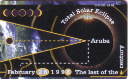 ARUBA TOTAL SOLAR ECLIPSE 1998 60U UT - Astronomie