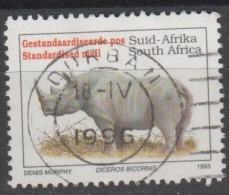N° 813 O Y&T  1993 Rhinocéros (Diceros Bicornis) - Oblitérés