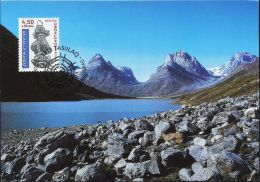 PA1213 Greenland 1999 Alpine Canyon Scenery Heritage Maximum Card MNH - Storia Postale